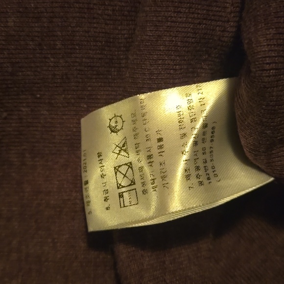 BNWT F.minute FEVERMINUTE WORLD Korean runway brand crop long sleeve RARE - Picture 5 of 10